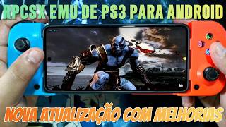 RPCSX SAIU NOVA ATULIZAÇÃO EMU DE PS3 PARA ANDROID TESTE DE DESEMPENHO!