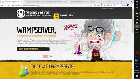 01 local server selection wamp, xamp, mamp, lamp