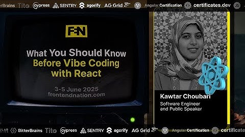 Frontend Nation 2025: What You Should Know Before Vibe Coding with React by Kawtar Choubari