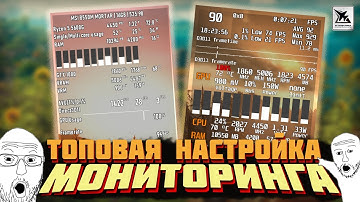 ПОКАЗЫВАЮ КАК КРАСИВО СЛЕДИТЬ ЗА FPS И ТЕМПЕРАТУРАМИ В ИГРАХ  - MSI Afterburner и RTSS