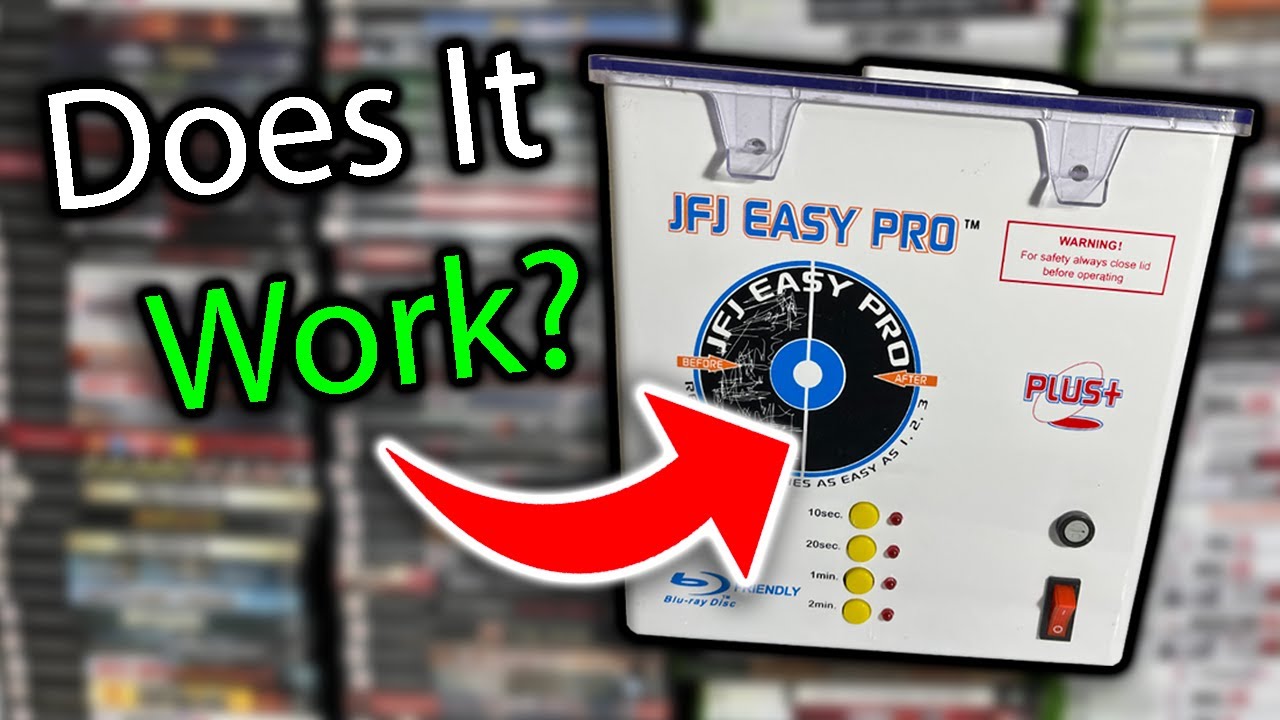 JFJ Easy Pro Video Game CD DVD Blu-ray Repair Machine 110V