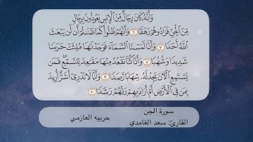 سورة الجن ٦- ١٠