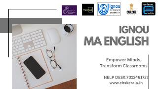 IGNOU|MA English പഠിച്ച് സാഹിത്യത്തിന്റെയും ഭാഷയുടെയും ലോകം കണ്ടെത്തൂ! help desk-7012461727