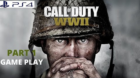 Call of Duty® WWII - GAMEPLAY WALKTHROUGH - PART 1 - D DAY, Omaha Beach- france.  PS4 SLIM.