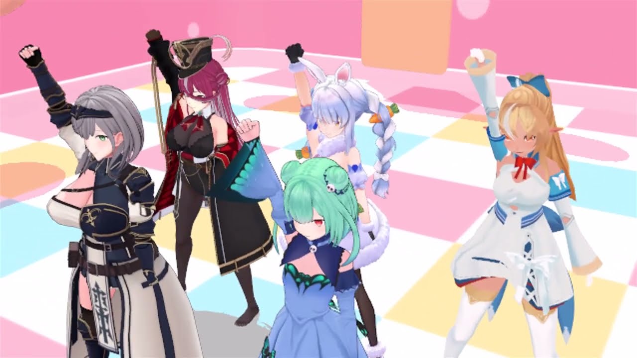 【ホロライブMMD】ホロライブ3期生で一騎当千