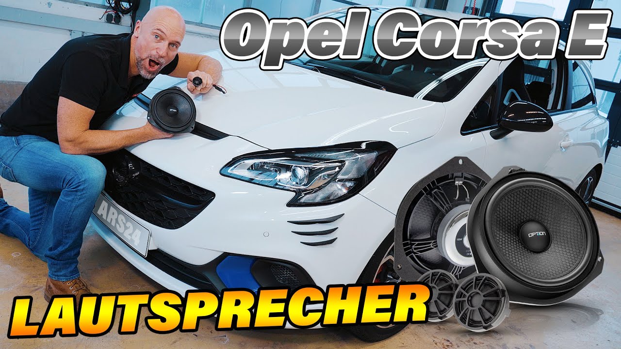 Opel Corsa E Lautsprecher, Vorne / Front, Komplettset