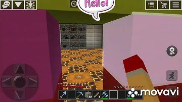 Me and kiki the in base ( planet of cubes )