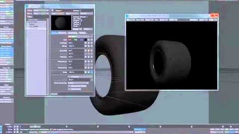 How to create a tire in lightwave Part 3