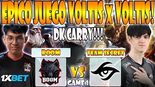 BOOM VS TEAM SECRET BO3[GAME 1]PAKAZS, PANDA VS THIOLICOR, PUPPEY-PGL WALLACHIA SEASON 1-DOTA -ESB