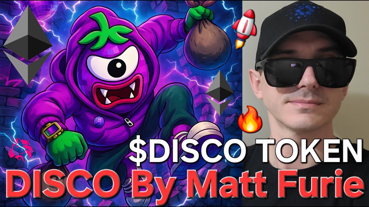 $DISCO - DISCO By Matt Furie TOKEN CRYPTO COIN HOW TO BUY ETH MEMECOIN  ETHEREUM BLOCKCHAIN UNISWAP