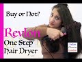 REVLON ONE STEP HAIR DRYER AND STYLER | Review & Tutorial