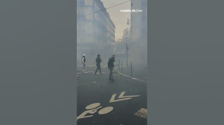 Paris Sokakları Savaş Alanına Döndü