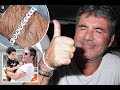 Simon Cowell shows off adorable ‘daddy’ bracelet made by his son Eric as he leaves