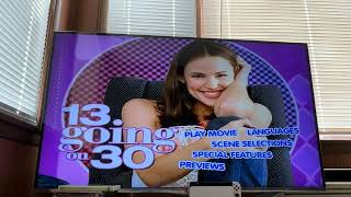 Opening To 13 Going on 30 2004 DVD ( Sony DVD Player Version)
