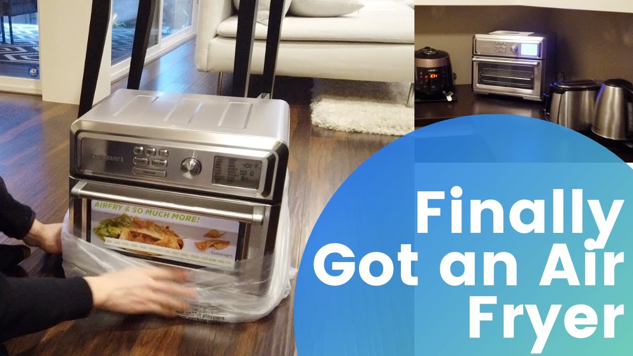 Cuisinart Air Fryer Unboxing & Testing French Fries - TOA-60 Air