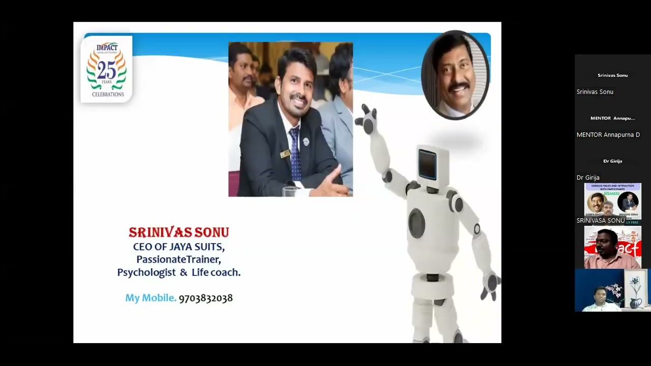 "Ethics and Etiquettes for a speaker"by Srinivas sonu garu