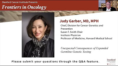 Frontiers in Oncology: Judy Garber, MD, MPH