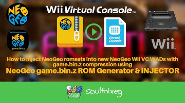 [TUTORIAL] How to iNJECT NeoGeo romsets into new NG Wii VC WADs with game.bin.z | saulfabreg Wii VC