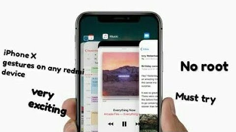 iPhone X gestures on any redmi device 16:9 (No Root || Must try it)