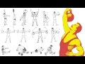 Силовые упражнения с гирями! Тренировка дома.  Начало… Total Body Kettlebell workout at home!