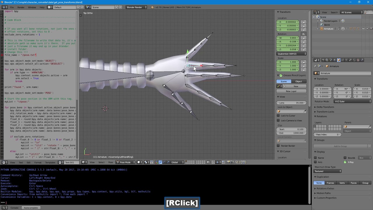 Mixamo process for bento fingers in Second Life YouTube