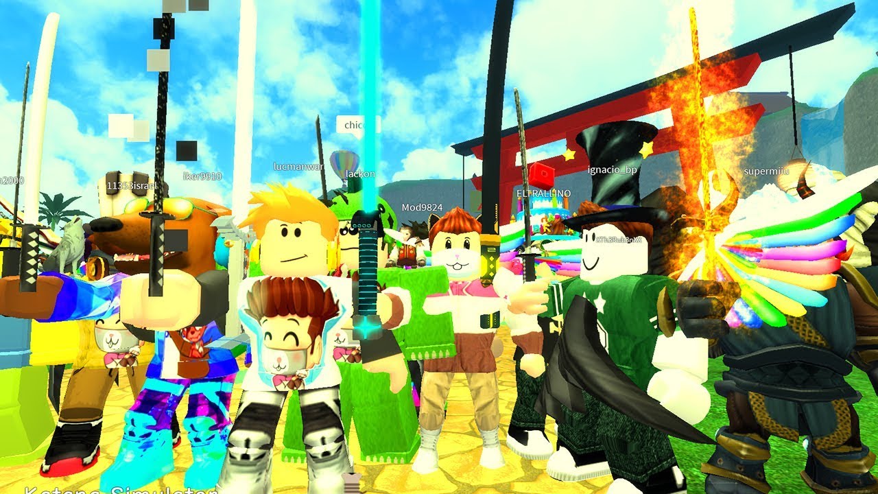 EL NUEVO SIMULADOR de KATANAS de ROBLOX!!! 🔥 gameplay español transistor