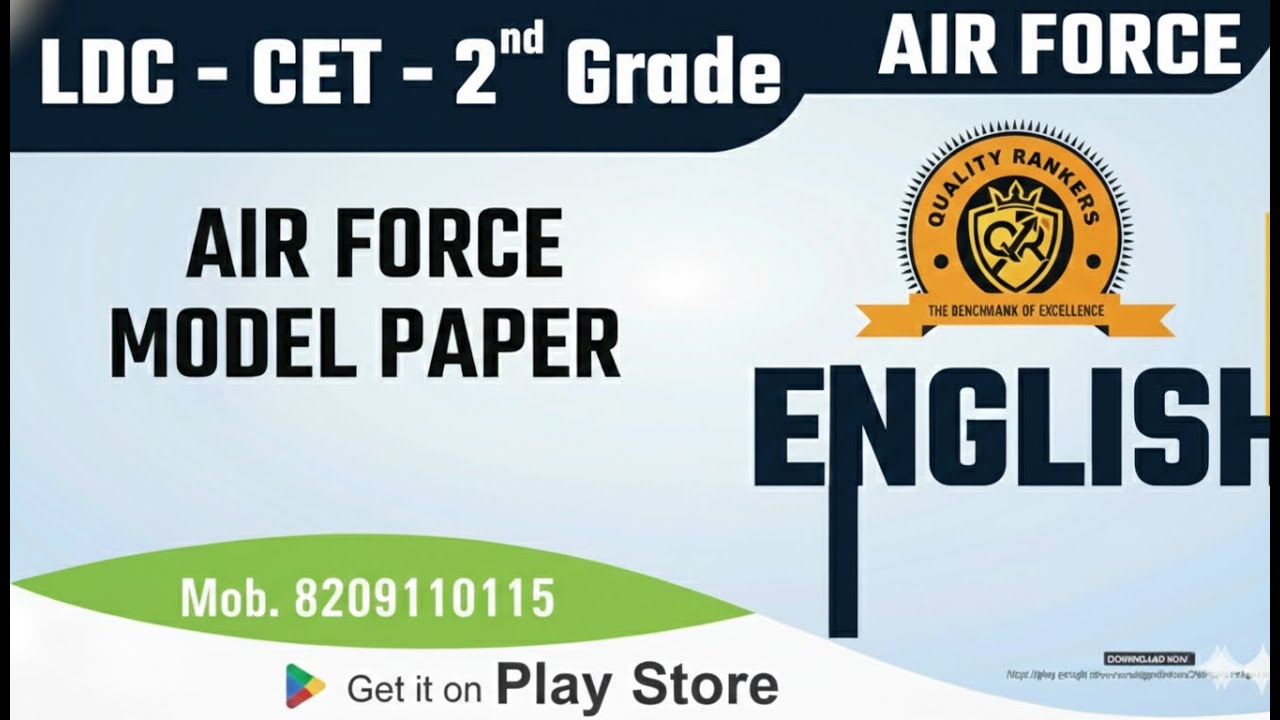 AIR FORCE English Model Paper-1  By L.S. Rathore Sir