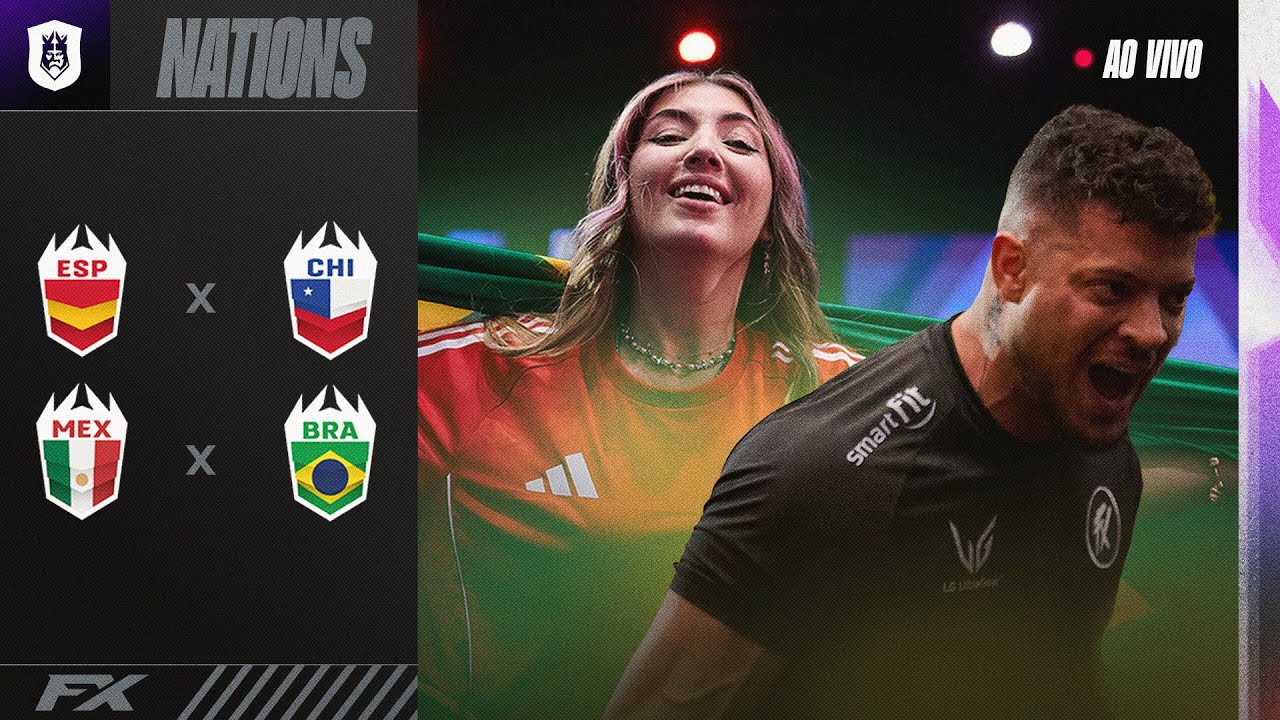 👑 Kings World Cup Nations 2026 👑 Semifinais | Chile vs Espanha | México vs Brasil