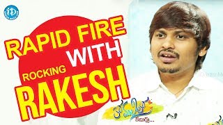 Rapid Fire With Rocking Rakesh Anchor Komali Tho Kaburlu