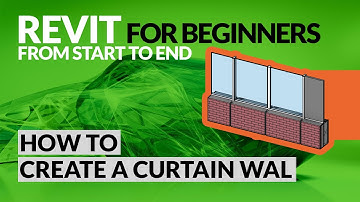 How to create a Curtain wall : Revit tutorials for beginners (2021)