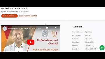 AIR POLLUTION AND CONTROL