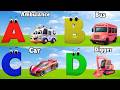 ABC Song Phonics, Transportation Song, ABC Song, Alphabet Educational Song A to Z for kids
