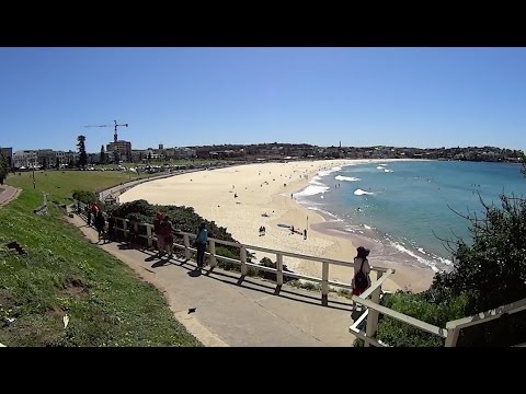 Virtual Treadmill Walk - Bondi Beach, Sydney Australia