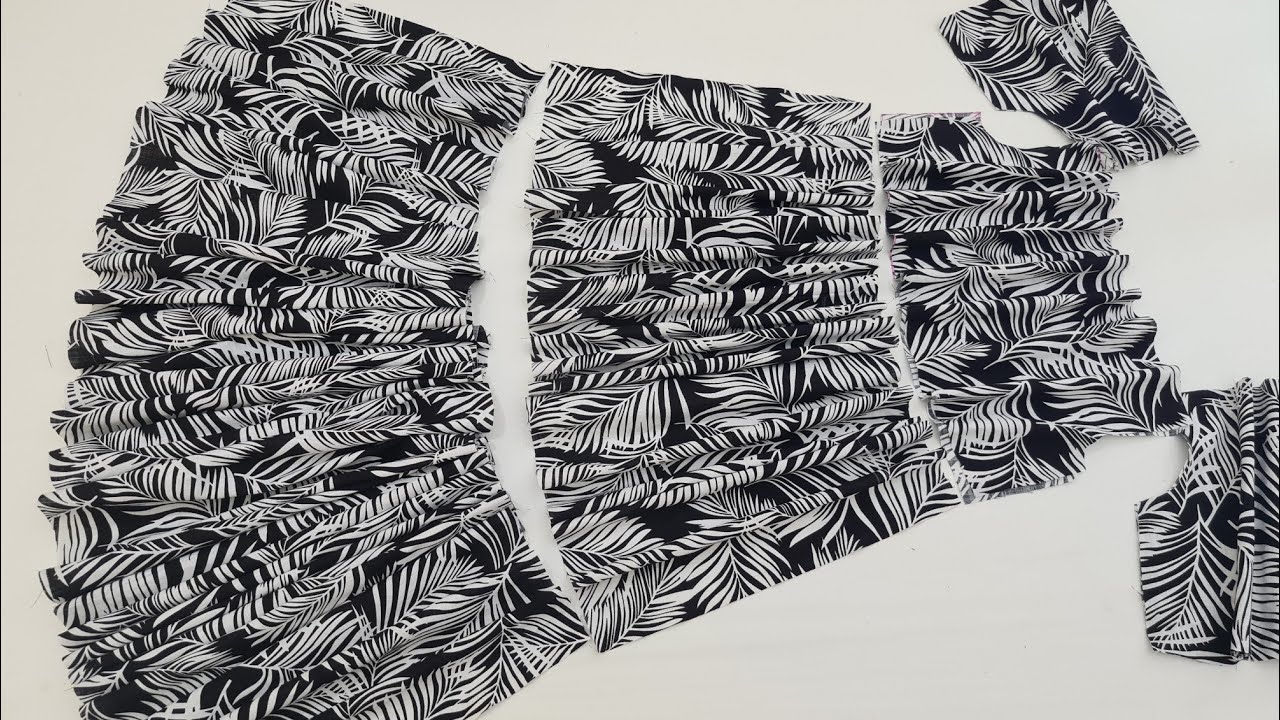 Как сшить очень элегантное и легкое платье / Сшить элегантное платье простым способом