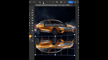 Create Realistic Car Shadow Effect Easily Using Photoshop 2025 #shorts