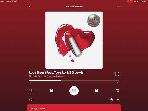 Nelly Furtado/Tove Lo/SG Lewis - Love Bites