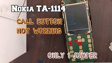 nokia ta1114 keypad not working | nokia 106 call button not working | up down keypad jumper