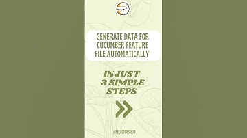 Cucumber feature file 🗂️#autotestdata #selectorshub #testingtool #testers #testingtools #shortsvideo