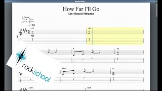 How Far I'll Go Rockschool Grade 2 Ukulele