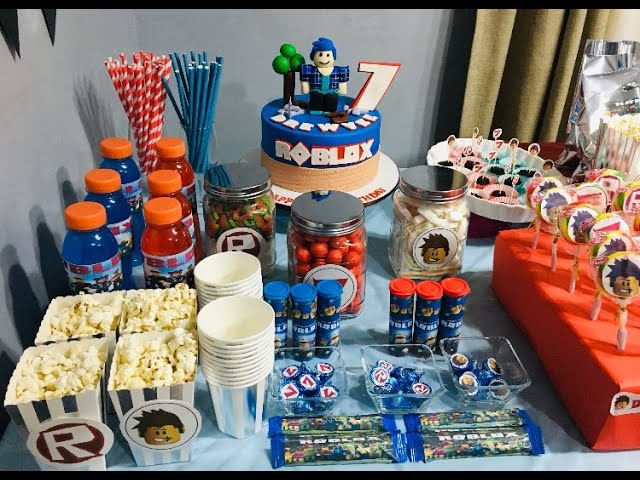 Festa roblox  Festa de 7 anos do meu filho 🥰 feita em casa.