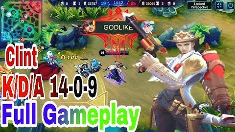 Clint one shot one kill build full gameplay mvp build underrated deadly Mobile Legends bang bang