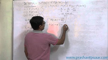 Probability   14   2P(A)=3P(B) = 5 P(AB)