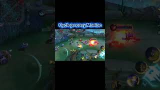 Cyclops MANIAC in Ranked🔥 @ArcaneMythic #mlbbshorts #mobilelegends #mage #mobilelegends #cyclops