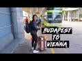 BUDAPEST TO VIENNA BY BUS I OUR BUS TRIP EXPERIENCE I TRAVEL DAY VLOG