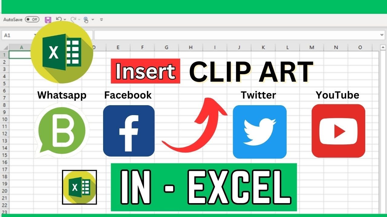 How to Insert Clipart In Excel | working with clip Art in MS Excel ...