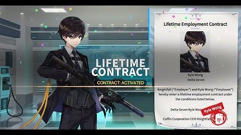 Counter:Side Kyle Wong Lifetime Contract