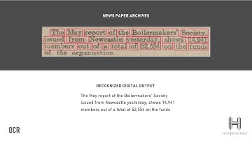OCR: Document Digitization