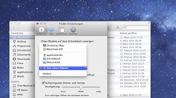 Mac OS X: Start-Ordner im Finder anpassen