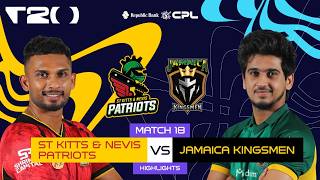Highlights | St Kitts & Nevis Patriots vs Jamaica Kingsmen | CPL 2026 screenshot 4