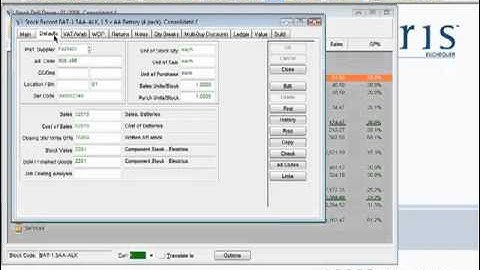 Effective stock control with Exchequer